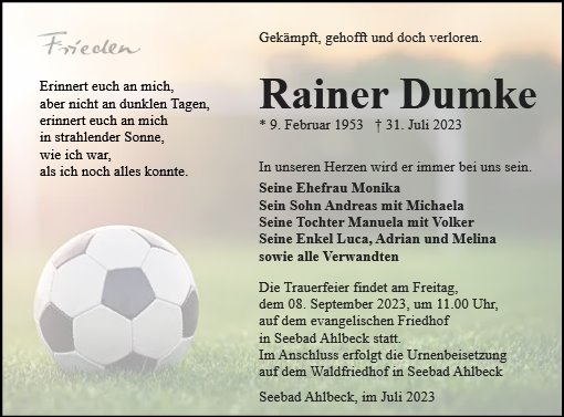 Rainer Dumke