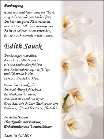Edith Sauck