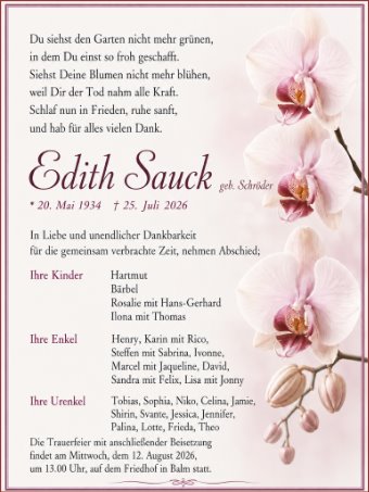 Edith Sauck