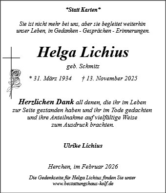Helga Lichius
