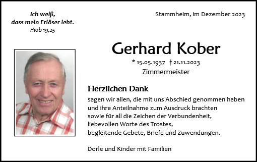 Gerhard Kober