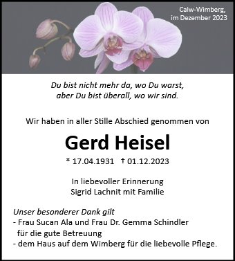 Gerd Heisel