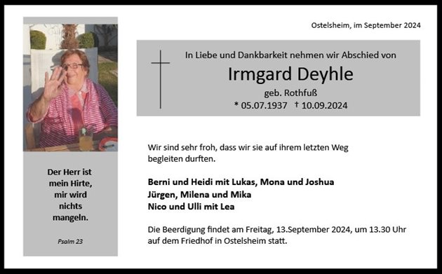 Irmgard Deyhle