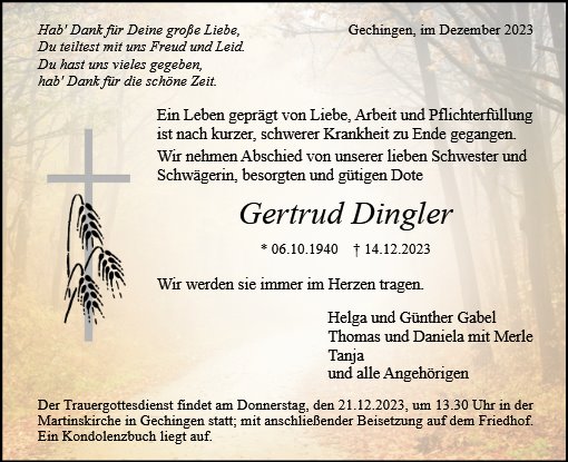 Gertrud Dingler