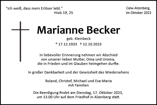 Marianne Becker