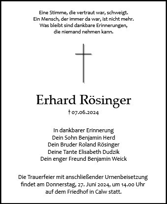 Erhard Rösinger