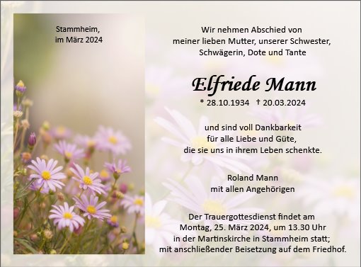 Elfriede Mann