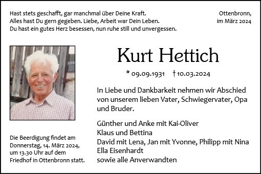 Kurt Hettich
