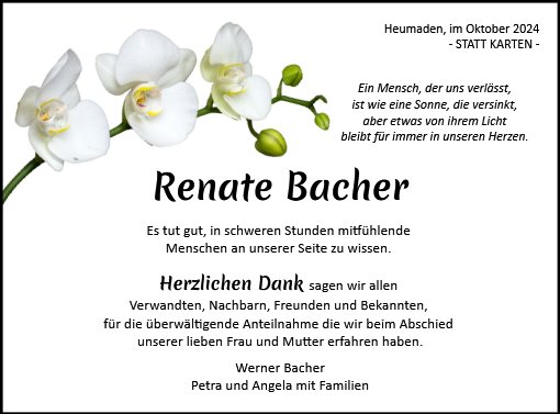 Renate Bacher