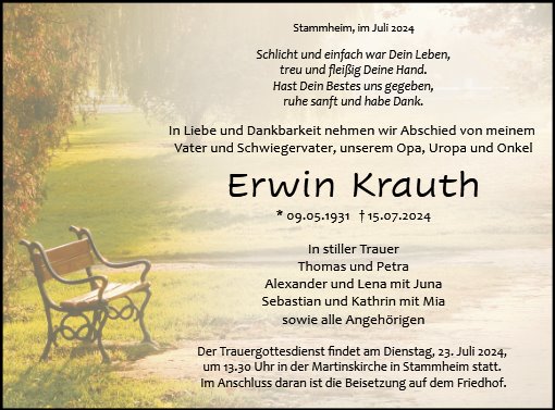 Erwin Krauth