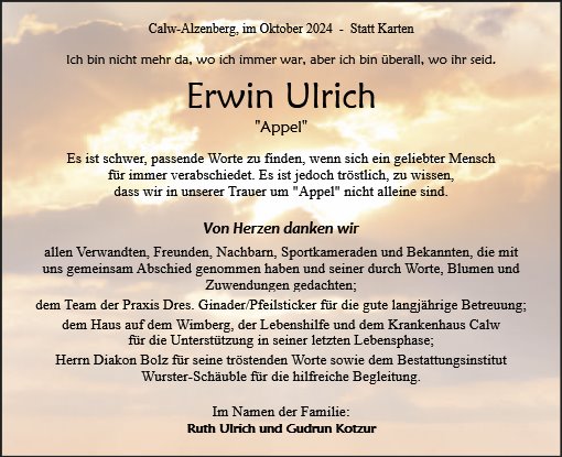 Erwin Ulrich