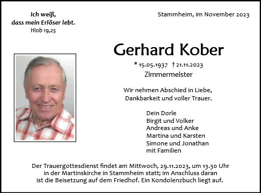 Gerhard Kober