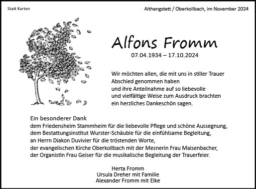 Alfons Fromm