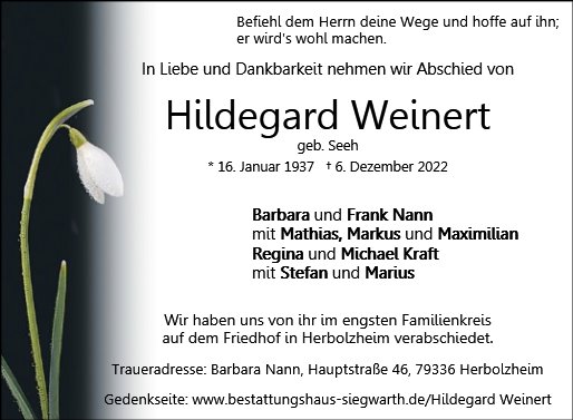 Hildegard Weinert