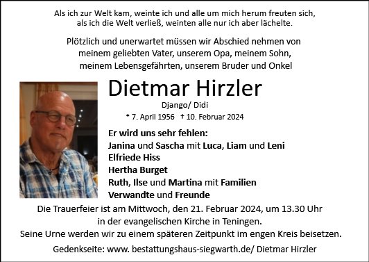 Dietmar Hirzler