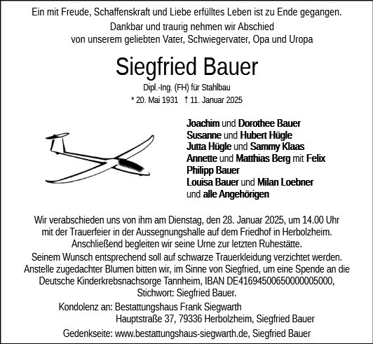 Siegfried Bauer