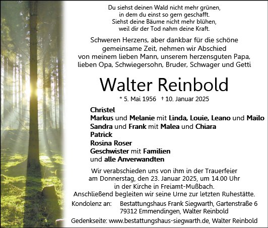 Walter Reinbold