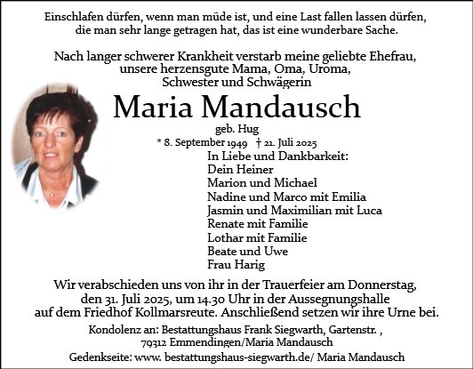 Maria Mandausch
