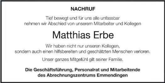 Matthias Erbe