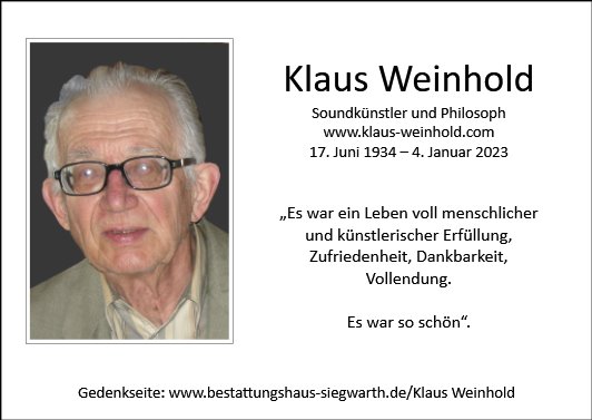 Klaus Weinhold