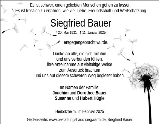 Siegfried Bauer