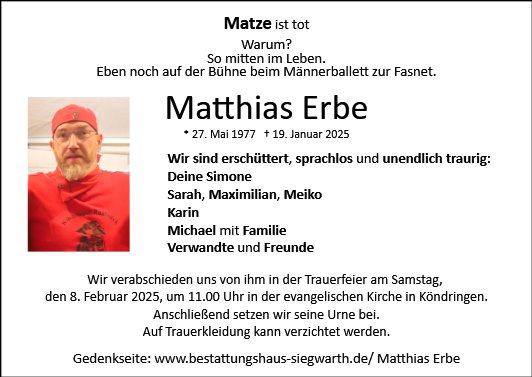 Matthias Erbe