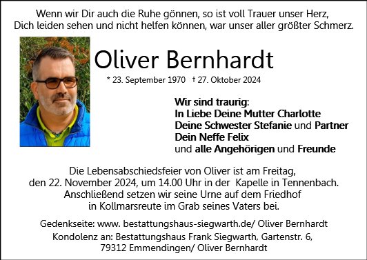 Oliver Bernhardt