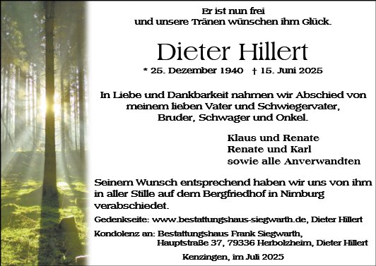 Dieter Hillert