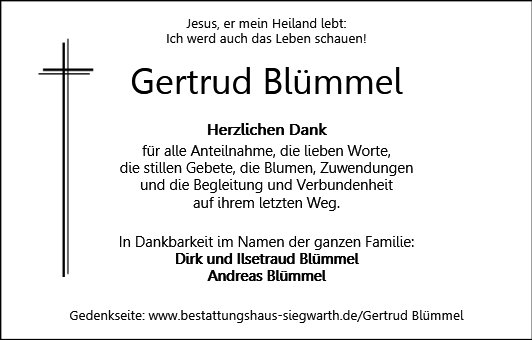 Gertrud Blümmel