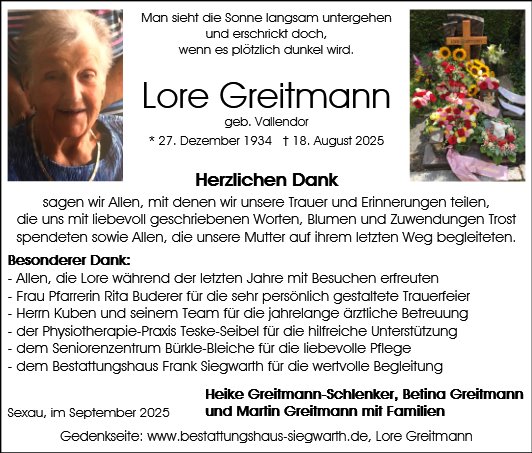 Lore Greitmann