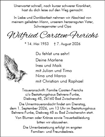 Wilfried Carsten-Frerichs
