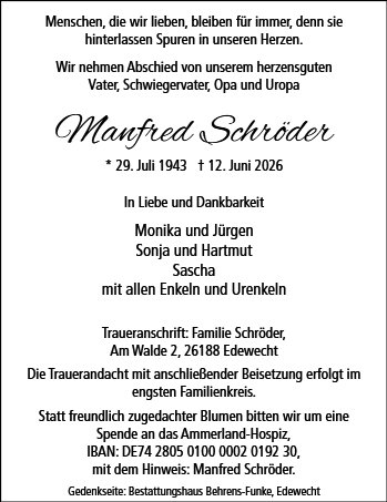 Manfred Schröder