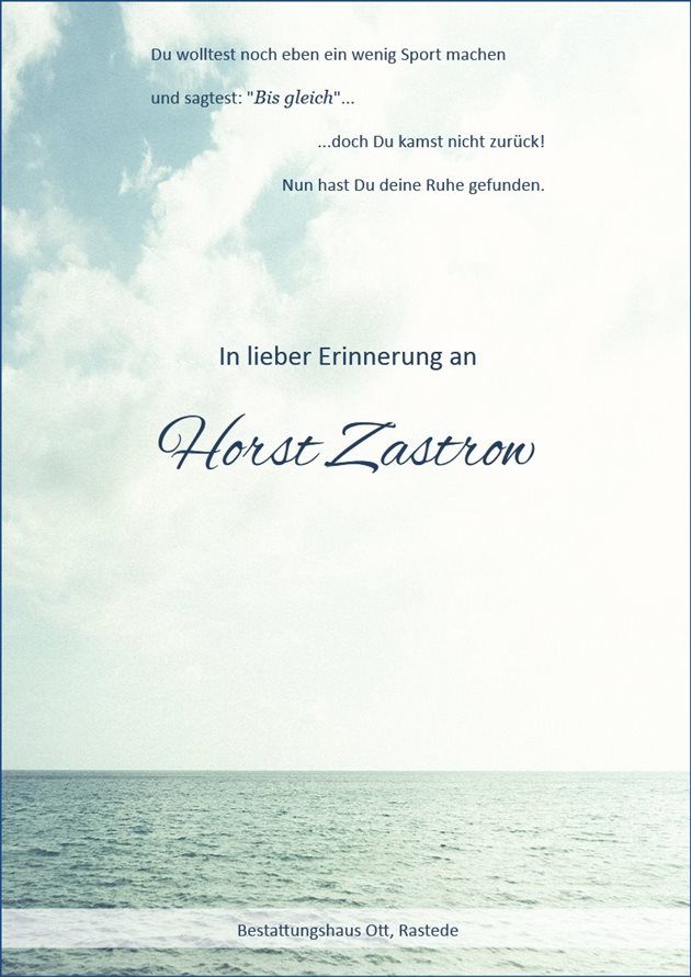 Horst Zastrow