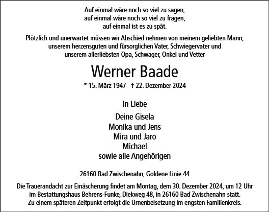 Werner Baade