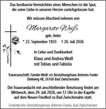 Margarete Weiß