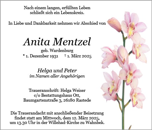 Anita Mentzel