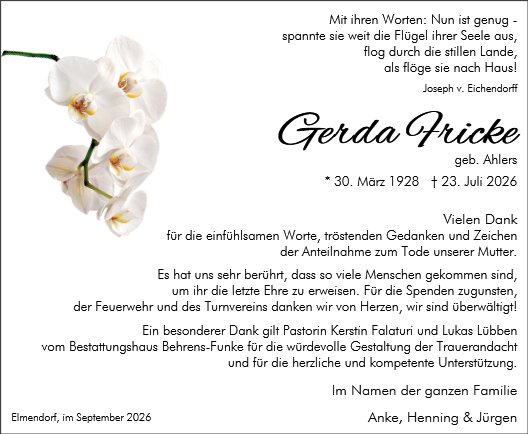 Gerda Fricke