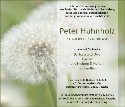 Peter Huhnholz