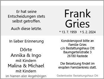 Frank Gries