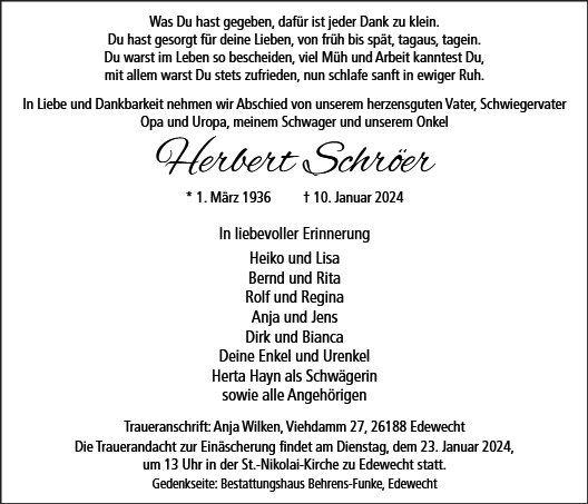 Herbert Schröer