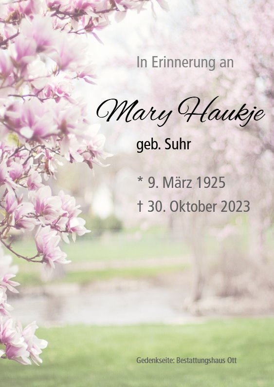 Mary Haukje