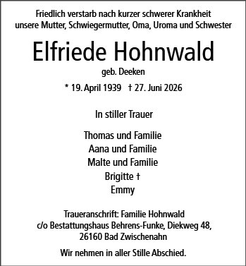 Elfriede Hohnwald