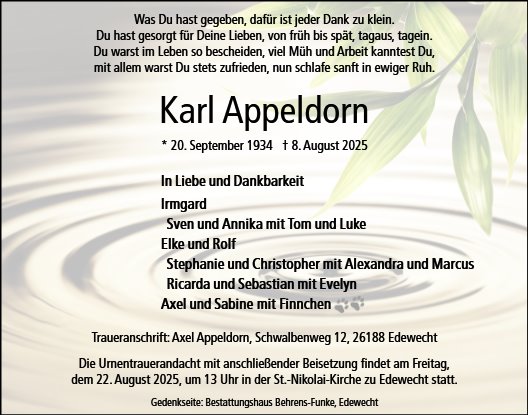 Karl Appeldorn