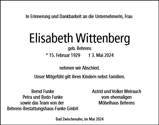 Elisabeth Wittenberg