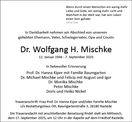 Wolfgang Mischke