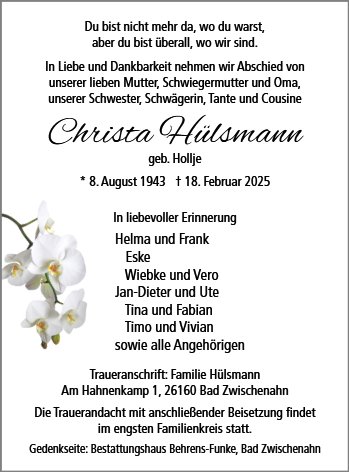 Christa Hülsmann