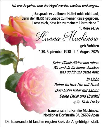 Hanna Machinow