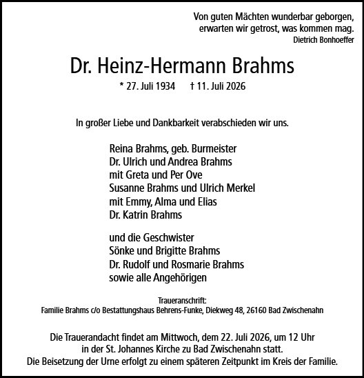 Heinz-Hermann Brahms
