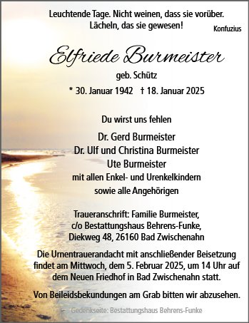 Elfriede Burmeister