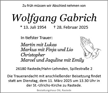 Wolfgang Gabrich